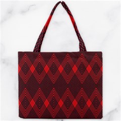 Muster Rot Schwarz Mini Tote Bag by 2607694c