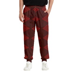 Pattern Black Red Men s Elastic Waist Pants by 2607694c