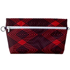 Pattern Rot Schwarz Handbag Organizer by dedoma