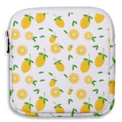 Illustrations Lemon Citrus Fruit Yellow Mini Square Pouch by anzea