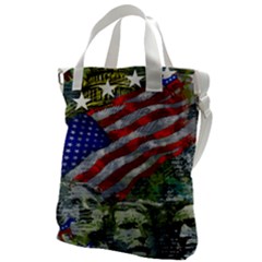 Usa United States Of America Images Independence Day Canvas Messenger Bag by Ket1n9