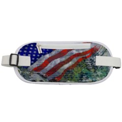 Usa United States Of America Images Independence Day Rounded Waist Pouch by Ket1n9