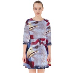 United States Of America Images Independence Day Smock Dress by Ket1n9