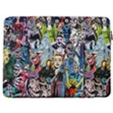 Vintage Horror Collage Pattern 17  Vertical Laptop Sleeve Case With Pocket View2