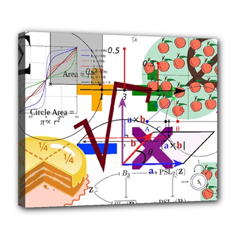 Mathematics Formula Physics School Deluxe Canvas 24  X 20  (stretched) by Bedest