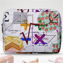 Mathematics Formula Physics School Make Up Pouch (large) by Bedest