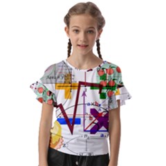 Mathematics Formula Physics School Kids  Cut Out Flutter Sleeves by Bedest