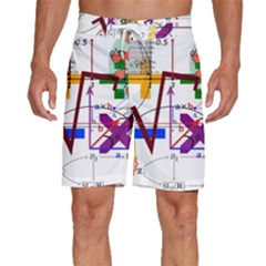 Mathematics Formula Physics School Men s Beach Shorts by Bedest