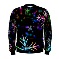 Snowflakes Snow Winter Christmas Men s Sweatshirt by Bedest