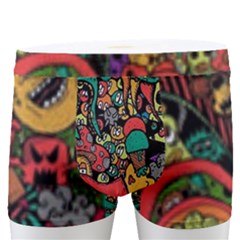 Cute Cartoon Doodle Men s Boxer Briefs by Bedest