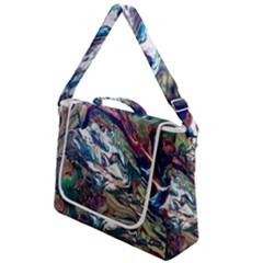 Abstract Strata Iv Box Up Messenger Bag by kaleidomarblingart