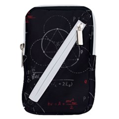 Math Board Circuit Circuits Computer Shield Tech Technology Belt Pouch Bag (small) by Loisa77