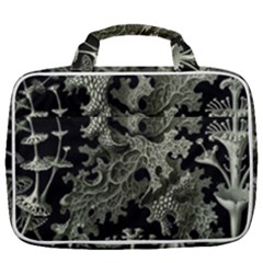 Weave Haeckel Lichenes Photobionten Travel Toiletry Bag With Hanging Hook by Cemarart