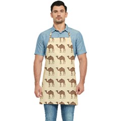 Camel Pattern Design Clothing Kitchen Apron by Proyonanggan