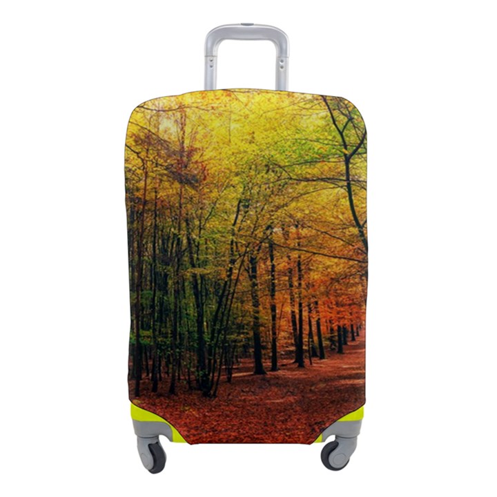 Forest Woods Autumn Nature Luggage Cover (Small)