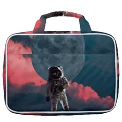 Astronaut Moon Space Nasa Planet Travel Toiletry Bag With Hanging Hook by Loisa77