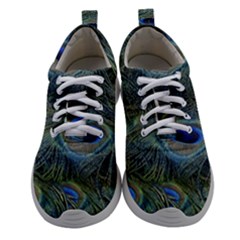 Peacock Feathers Details Women Athletic Shoes by Loisa77