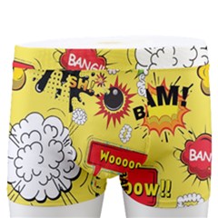 Cartoon Comics Pattern Men s Boxer Briefs by Loisa77