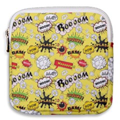 Cartoon Comics Pattern Mini Square Pouch by Loisa77