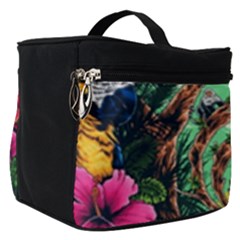 Monkey Tiger Bird Parrot Forest Jungle Style Make Up Travel Bag (small) by Grandong