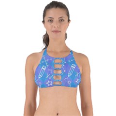 Background Abstract Texture Pattern Perfectly Cut Out Bikini Top by Loisa77