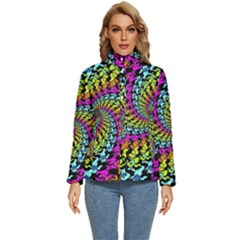 3d Grateful Dead 90 s Neon Dancing Bears Women s Puffer Bubble Jacket Coat by Perong