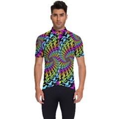 3d Grateful Dead 90 s Neon Dancing Bears Men s Short Sleeve Cycling Jersey by Perong