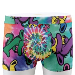 Tie Dye Grateful Dead Bears Men s Boxer Briefs by Perong