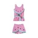 Aesthetic Cute Kawaii Watermelon Kids  Boyleg Swimsuit View1