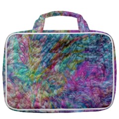 Abstract Candies Travel Toiletry Bag With Hanging Hook by kaleidomarblingart