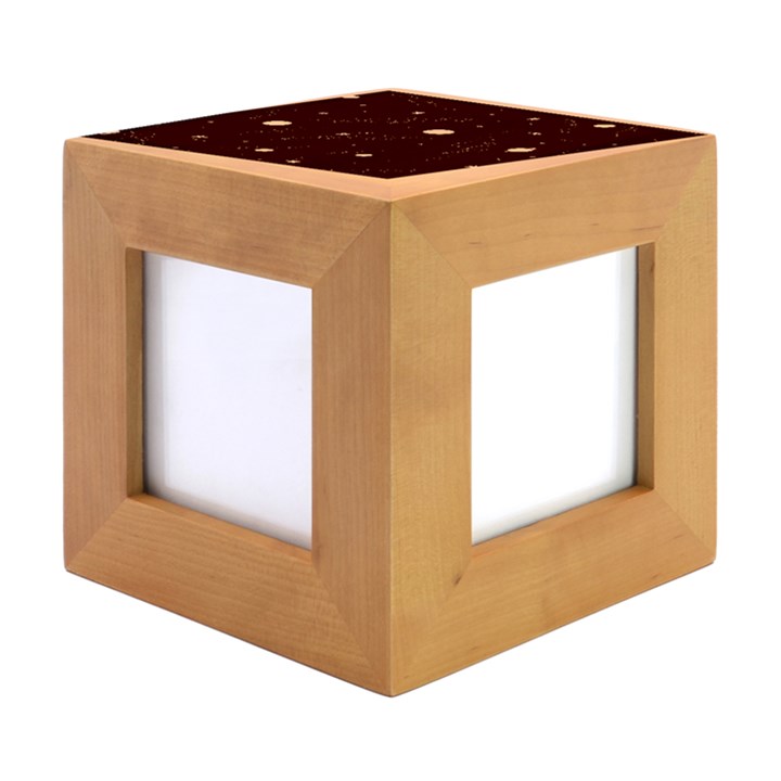 Space Nasa Galaxy Wood Photo Frame Cube