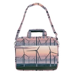 Wind Giants At Twilight Macbook Pro 15  Shoulder Laptop Bag by Tellerarts