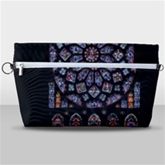 Chartres Cathedral Notre Dame De Paris Stained Glass Handbag Organizer by Grandong