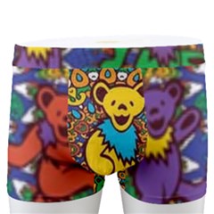 Dead Dancing Bears Grateful Dead Pattern Men s Boxer Briefs by Grandong