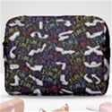 Time Nonlinear Curved Undirected Make Up Pouch (Large) View1