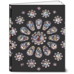 Photo Chartres Notre Dame 8  X 10  Softcover Notebook by Bedest