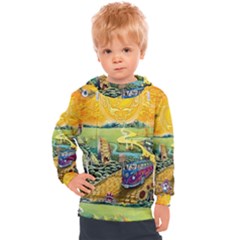 Grateful Dead Golden Road Kids  Hooded Pullover by Bedest