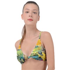 Grateful Dead Golden Road Knot Up Bikini Top by Bedest