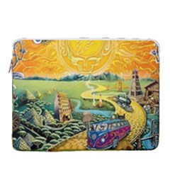 Grateful Dead Golden Road 15  Vertical Laptop Sleeve Case With Pocket by Bedest