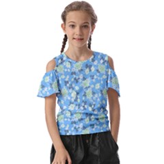 Pattern Texture Seamless Design Kids  Butterfly Cutout T-shirt by Perong