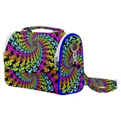 3d Grateful Dead 90 s Neon Dancing Bears Satchel Shoulder Bag by Perong