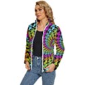 3d Grateful Dead 90 s Neon Dancing Bears Women s Puffer Bubble Jacket Coat View2