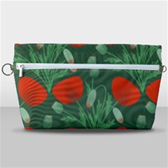 Poppy Fierce Wolf Poppies Bud Handbag Organizer by Perong