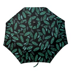 Leaves Pattern Abstract Blade Folding Umbrellas by Salmanaz77