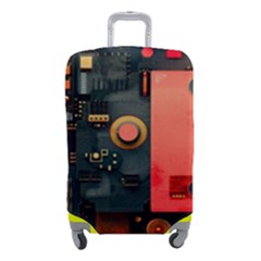 Tech Technology Pattern Luggage Cover (small) by Salmanaz77