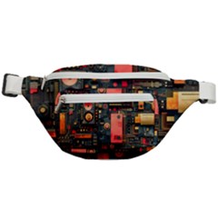 Tech Technology Pattern Fanny Pack by Salmanaz77