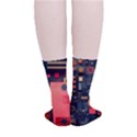 Tech Technology Pattern Smooth Crew Length Tube Socks View4