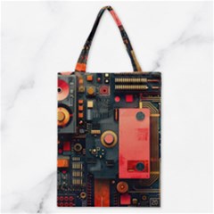 Tech Technology Pattern Classic Tote Bag by Salmanaz77