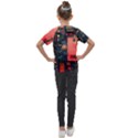 Tech Technology Pattern Kids  Mesh Piece T-Shirt View2