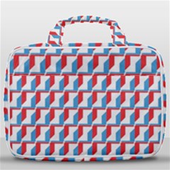 Fabric Geometric Pattern Background Travel Toiletry Bag With Hanging Hook by Salmanaz77